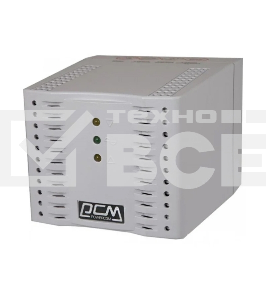 Стабилизатор напряжения Powercom TCA-3000 1500Вт 3000ВА белый