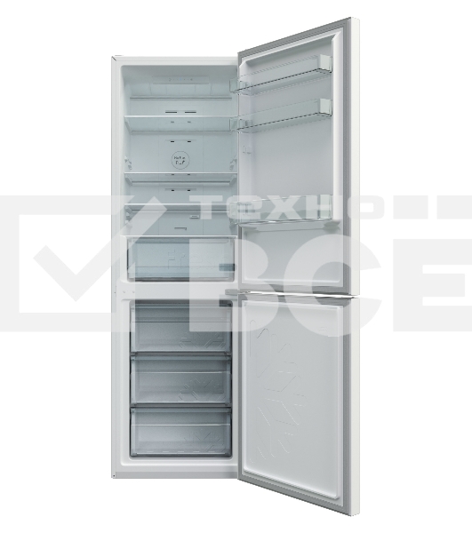 Холодильник Candy CCRN 6180W белый двухкамерный 227/106 л морозилка снизу, No Frost