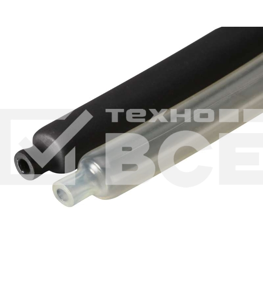 Трубка термоусадочная клеевая ТТК-(3:1)-30/10 черн. 1м (уп.10м) КВТ 59700