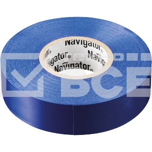 Изолента ПВХ 15мм (рул.20м) син. NIT-B15-20/B Navigator 71107