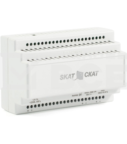 Источник вторичного электропитания резервированный SKAT-12-3.0-DIN Бастион 580