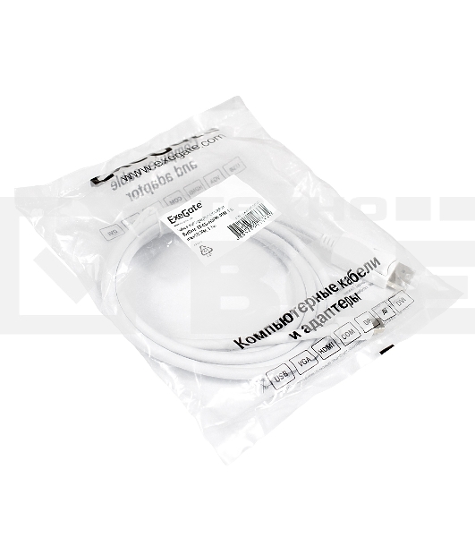 Кабель-переходник Exegate EX284929RUS miniDisplayPort-DisplayPort ExeGate EX-CC-mDPM-DPM-1.8 (mini20M/20M, 1,8м)