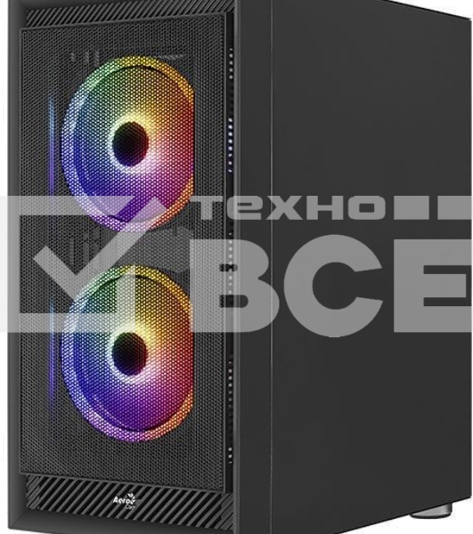 Компьютерный корпус Aerocool / Formula Graphite-G-BK-v2 черный без БП ATX 3x140mm 2xUSB3.0 audio