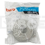 Патч-корд Buro Basic UTP 4 пары cat6 CCA molded 20м серый RJ-45 (m)-RJ-45 (m), фото2