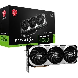 Видеокарта MSI PCI-E 4.0 RTX 4080 16GB VENTUS 3X OC