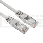 Патч-корд F/UTP REXANT категория 6, RJ45-RJ45, экранированный, 26AWG, LSZH, серый, 1 м, фото 1