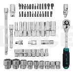 Набор инструментов Stels 14103 1/2'' CrV пластиковый кейс 60  предм., фото5