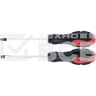 Набор ударных отверток MATRIX 2шт. PH2x100, SL6x100 CrV Matrix 19121