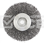 Щетка для УШМ Сибртех 125 мм, М14, Тарелка, витая проволока 0,3 мм, фото2
