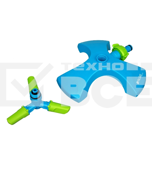 Разбрызгиватель вращающийся, 3 лопасти, утяжеленная база, LUXE Palisad