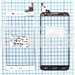 Сенсорное стекло (тачскрин) для Alcatel Idol 2S 6050Y белое, фото 1