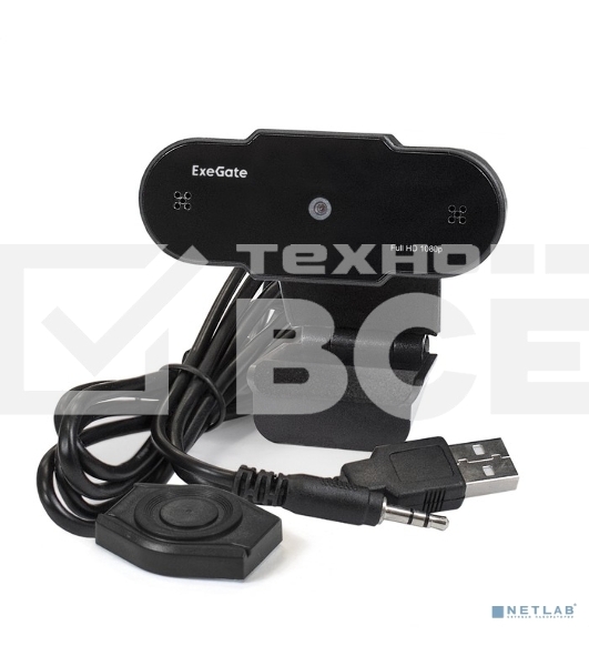 Веб-камера ExeGate EX287388RUS BlackView C615 FullHD Tripod (матрица 1/3