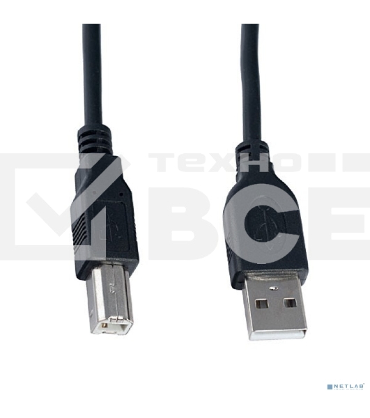 Кабель PERFEO USB2.0 A вилка - В вилка, длина 5 м. (U4104)