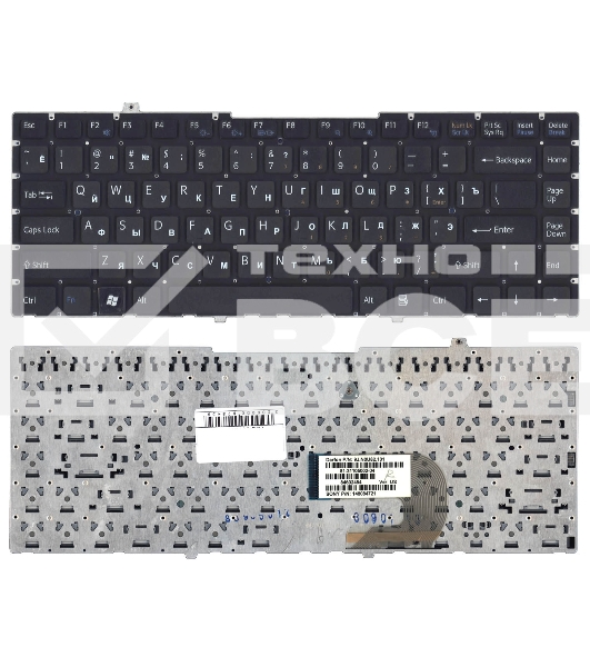 Клавиатура для ноутбука Sony Vaio VGN-FW черная