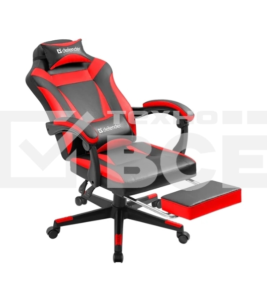 Кресло игровое Defender CRUISER BLACK/RED PU