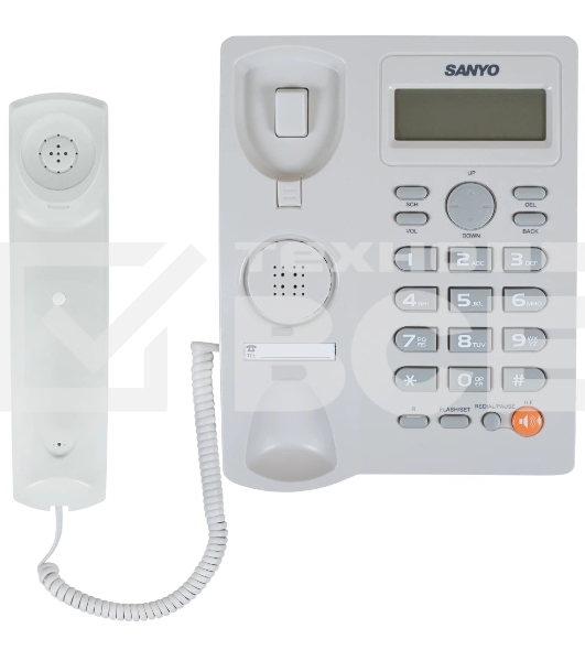 Телефон проводной SANYO RA-S306W белый