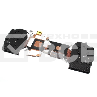 Система охлаждения для ноутбука Dell G15 5510 VER-1 (C6FY4)