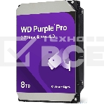 Жесткий диск HDD Western Digital Surveillance Purple Pro8TB 7200rpm SATA-III 256Mb 3.5