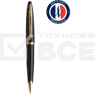 Ручка шариковая Waterman Carene (CWS0700380) Black GT M син. черн. подар.кор.