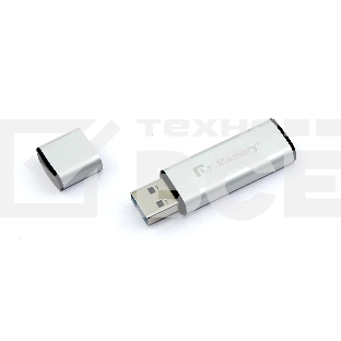 Флешка USB Dr. Memory 009 64Гб, USB 3.0, серебристый