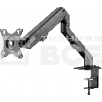 Кронштейн для мониторов Ultramounts UM728 черный 17'-27' макс.7кг крепление к столешнице поворот и наклон, фото12