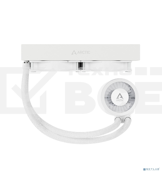 Жидкостная система охлаждения Arctic Liquid Freezer III 240 A-RGB белый, 120 мм, алюминий, 2800 об/мин, 25 дБ, 4 pin, 250 Вт