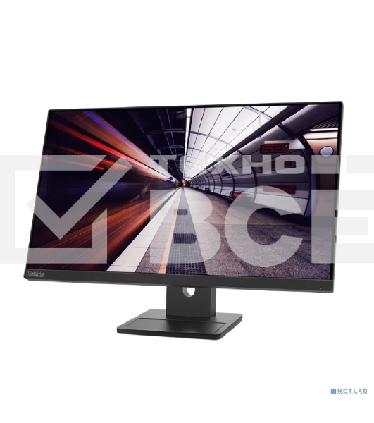 Монитор 23.8' Lenovo E24-30 IPS 1920x1080, 100 Гц, 6 мс, 16:9, 250 кд/м², 1xVGA, 1xHDMI, 1xDP, 2x2Вт, черный