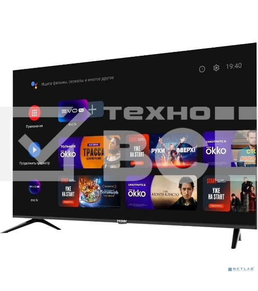 Телевизор Haier 43' DH1VYKD00RU S2 черный LED 4K UHD 60Hz Smart TV