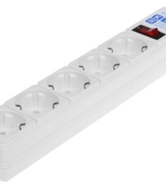 Сетевой фильтр Powercube SPG-B-15-WHITE 5 м, 5 розеток, белый, коробка