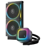 Система жидкостного охлаждения Deepcool LE240 PRO ARGb Soc-AM5/AM4/1200/1700/1851 черный 4-pin 28.2-33dB Al 280W 1347gr Ret (R-LE240PRO-BKAMMC-G-1), фото8