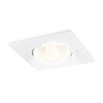 Встраиваемый поворотный точечный светильник Ambrella light TN102621 WH белый GU5.3 92*92*28, фото4