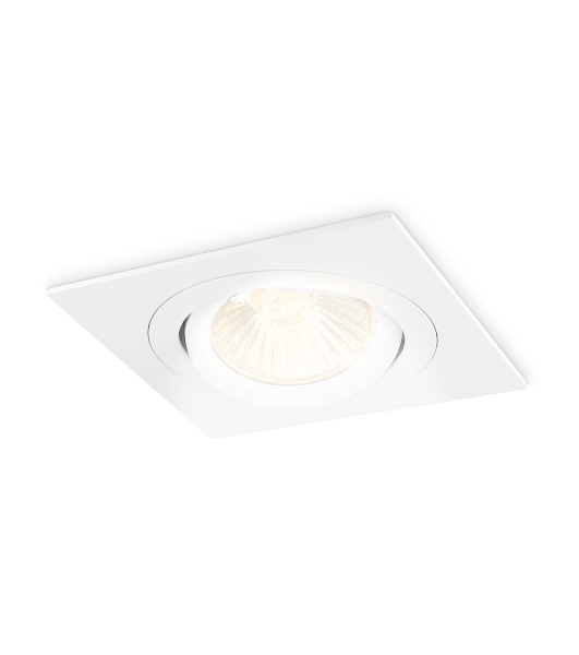 Встраиваемый поворотный точечный светильник Ambrella light TN102621 WH белый GU5.3 92*92*28