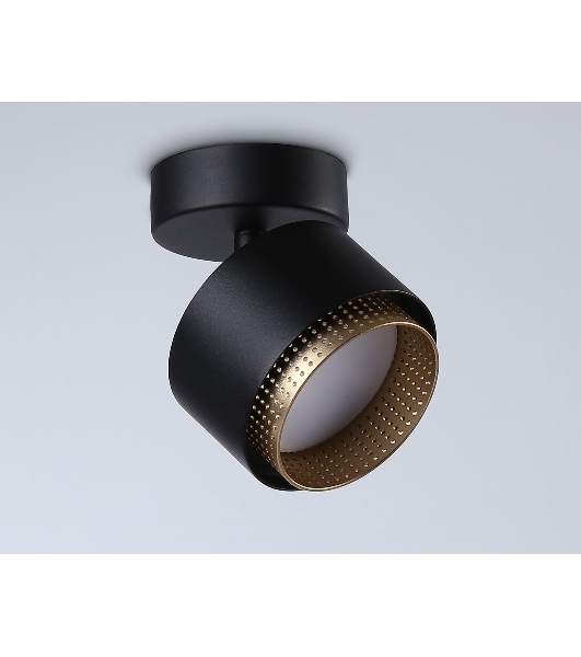 Светильник Ambrella light TN71282  BK/GD черный/золото GX53 max 12W D95*137