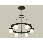 Светильник Ambrella light XR92051204/6 SBK/FR черный песок/белый матовый GX53  (A9205, C9232, N8402), фото4