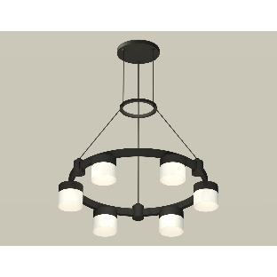 Светильник Ambrella light XR92051204/6 SBK/FR черный песок/белый матовый GX53  (A9205, C9232, N8402)
