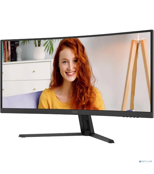 Монитор AOC 34' CU34B3E 1500R, 21:9, UWQHD, 1/4ms, 300cd, 120Hz, HDMI, DP