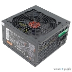Блок питания Ginzzu CB650 12CM черный,24+4p,2 PCI-E(6+2), 4*SATA, 3*IDE,оплетка MB, кабель питания, фото 1