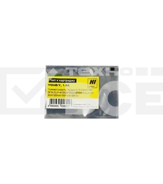 Чип к картриджу Samsung CLP-415/470/CLX4195 (Hi-Black), CLT504, 1.8K, Y
