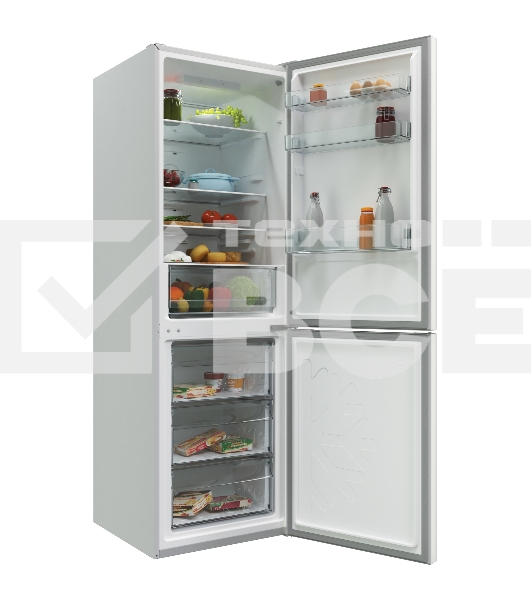 Холодильник Candy CCRN 6180W белый двухкамерный 227/106 л морозилка снизу, No Frost