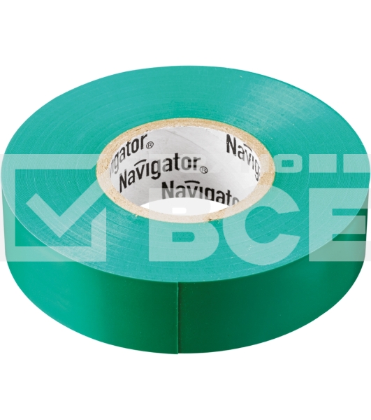 Изолента ПВХ 15мм (рул.20м) зел. NIT-B15-20/G Navigator 71106