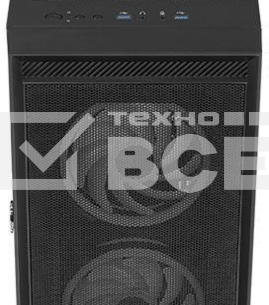 Компьютерный корпус Aerocool / Formula Graphite-G-BK-v2 черный без БП ATX 3x140mm 2xUSB3.0 audio