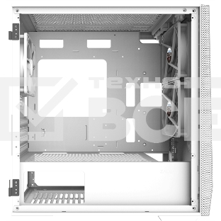 Компьютерный корпус MiniTower Zalman Z1 Iceberg white (mATX, window, FRONT 2x120mm, REAR 1x120mm, без БП) (Z1 Iceberg white)