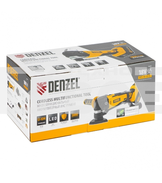 Многофункциональный инструмент аккумуляторный Denzel MTL-IB-18-02 Li-Ion 18 В 15 Ач 28401