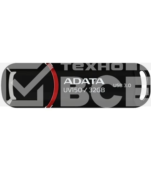 Флеш диск ADATA Flash Drive 32Gb UV150 AUV150-32G-RBK {USB3.0, Black}