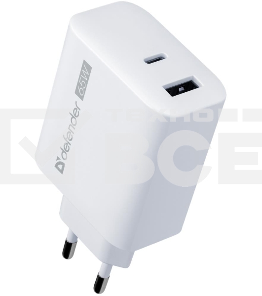 Зарядное устройство Defender UPA-165 USB A+C 65W