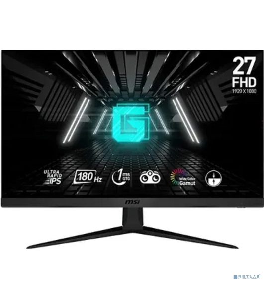 Монитор 27' MSI G2712F IPS 1920x1080, 180 Гц, 1 мс, 16:9, 300 кд/м2, 2xHDMI, 1xDP, черный