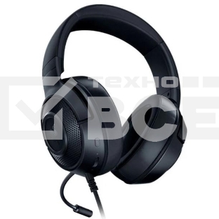 Наушники с микрофоном Razer Kraken X Essential черный 1.3м мониторные оголовье (RZ04-02950100-R3C1)
