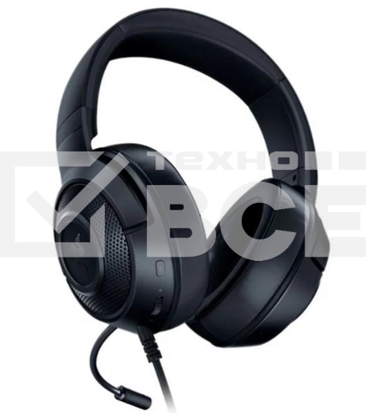 Наушники с микрофоном Razer Kraken X Essential черный 1.3м мониторные оголовье (RZ04-02950100-R3C1)