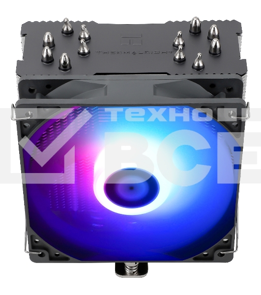 Кулер для процессора Thermalright Burst Assasin 120 ARGB (4-pin PWM, 154mm, Ni/CU, 6x6mm, ARGB, 1x120mm, 66.17CFM, 25.6dBA, 1550RPM, S: 1700, 1200, 115X, AM5, AM4)