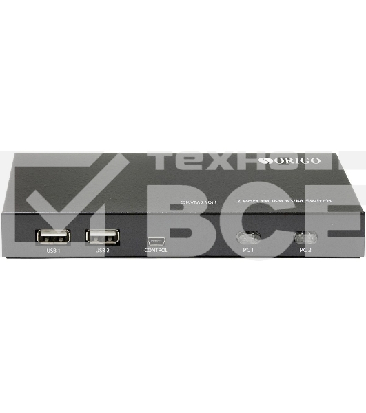 KVM-переключатель 2-портовый ORIGO OKVM210H/A1A с портами HDMI и USB